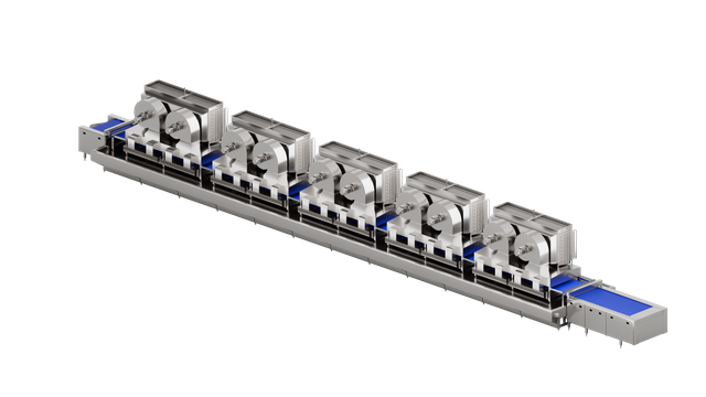 فريزر نفق الحزام الشبكي