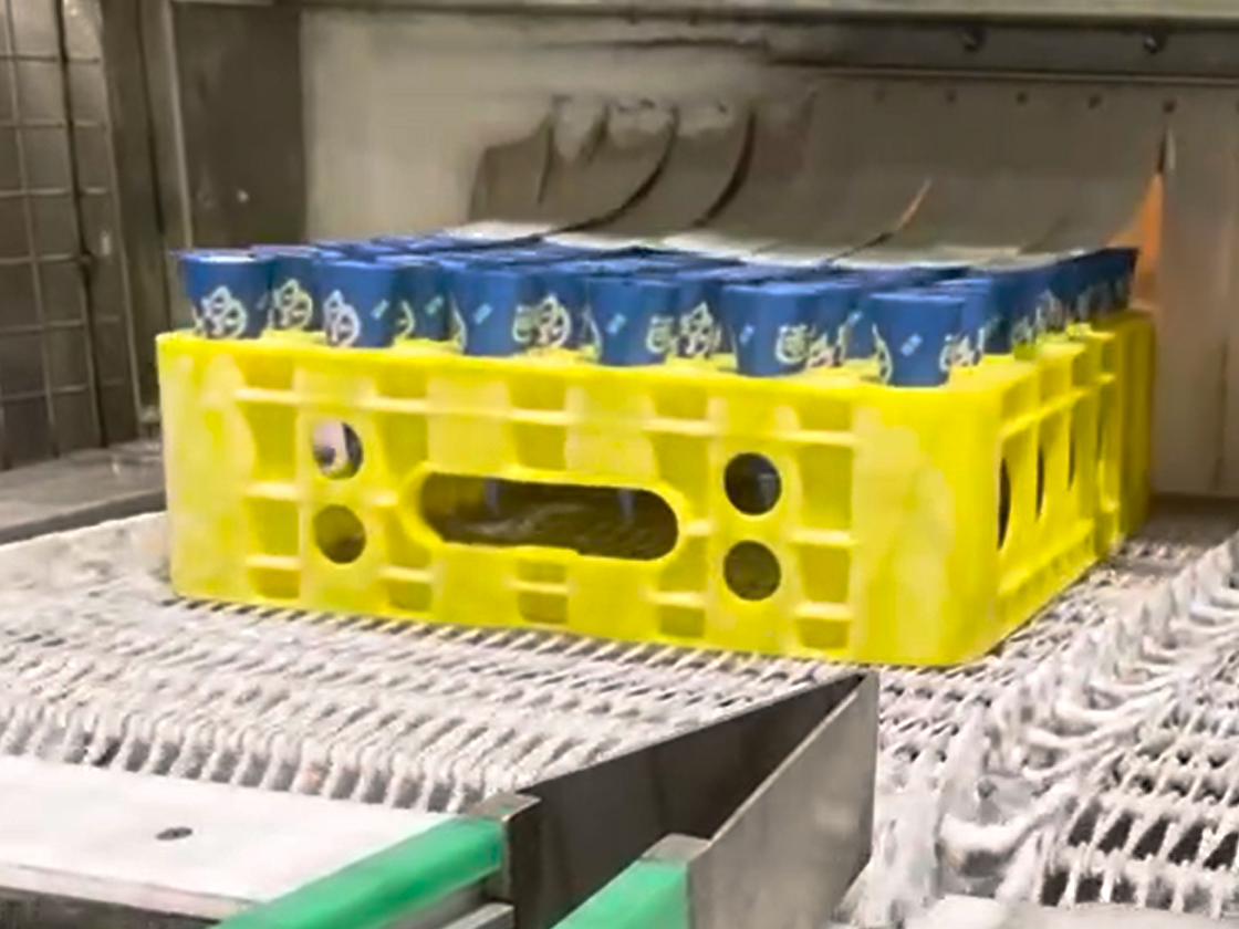 المجمد الحلزوني الآيس كريم